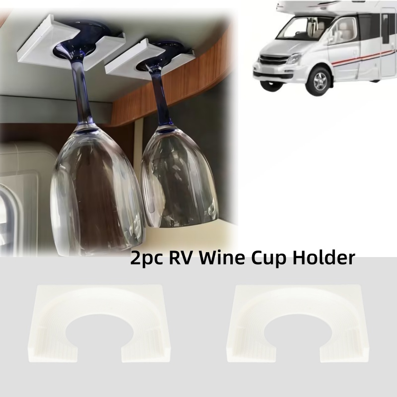 Wine & Beer Shop Photos - 2 adet RV karavan şarap bardağı