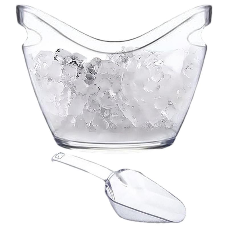 Ice Bucket Silver - Temizle Buz Kovası İçecek Küveti 2