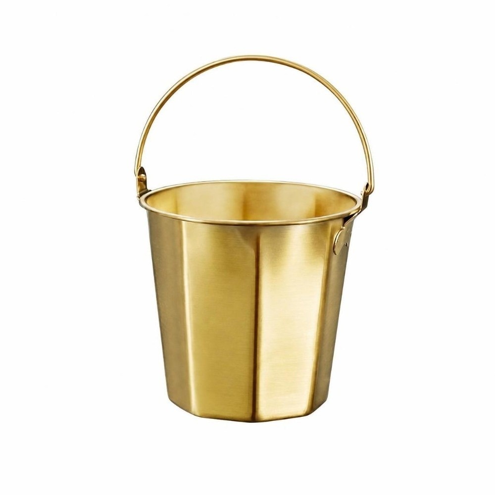 Ice Bucket Silver - 0.7L/1.1L/1.7L Kapasiteli Mini Buz Kovası Gümüş/Altın