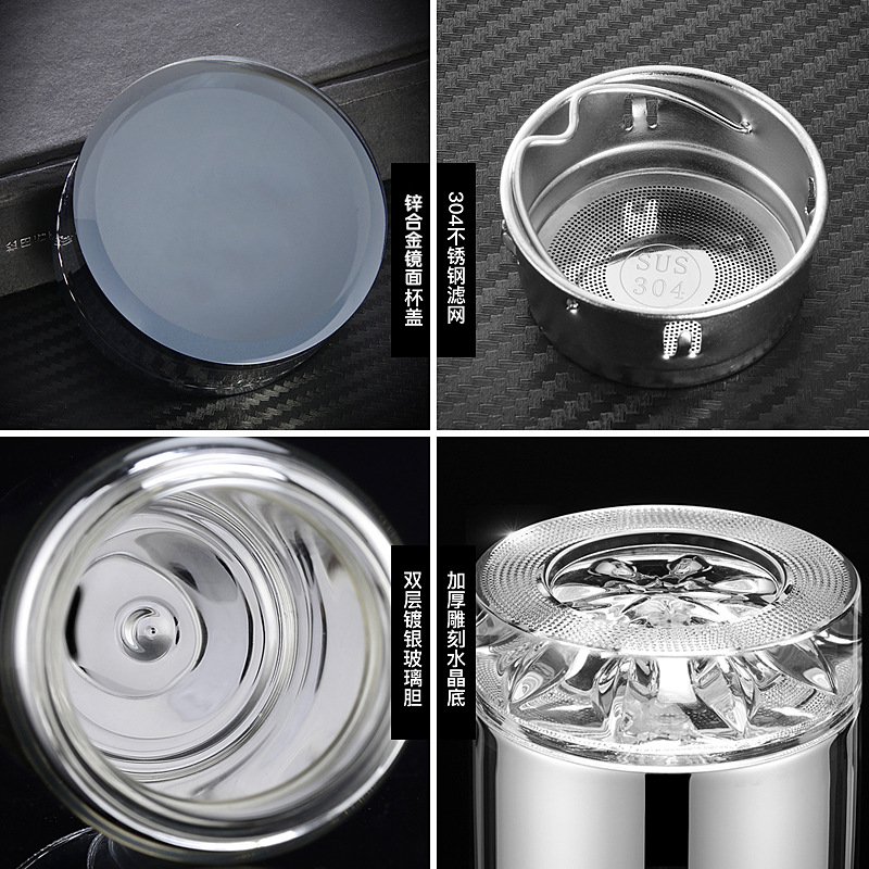 300/350ml Cam Termos Bardak Fi - Ice Bucket Silver incelemesi ve fiyatı