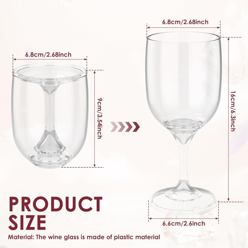 Katlanır Şarap Bardağı Şeffaf  - Wine & Beer Shop Photos incelemesi ve fiyatı