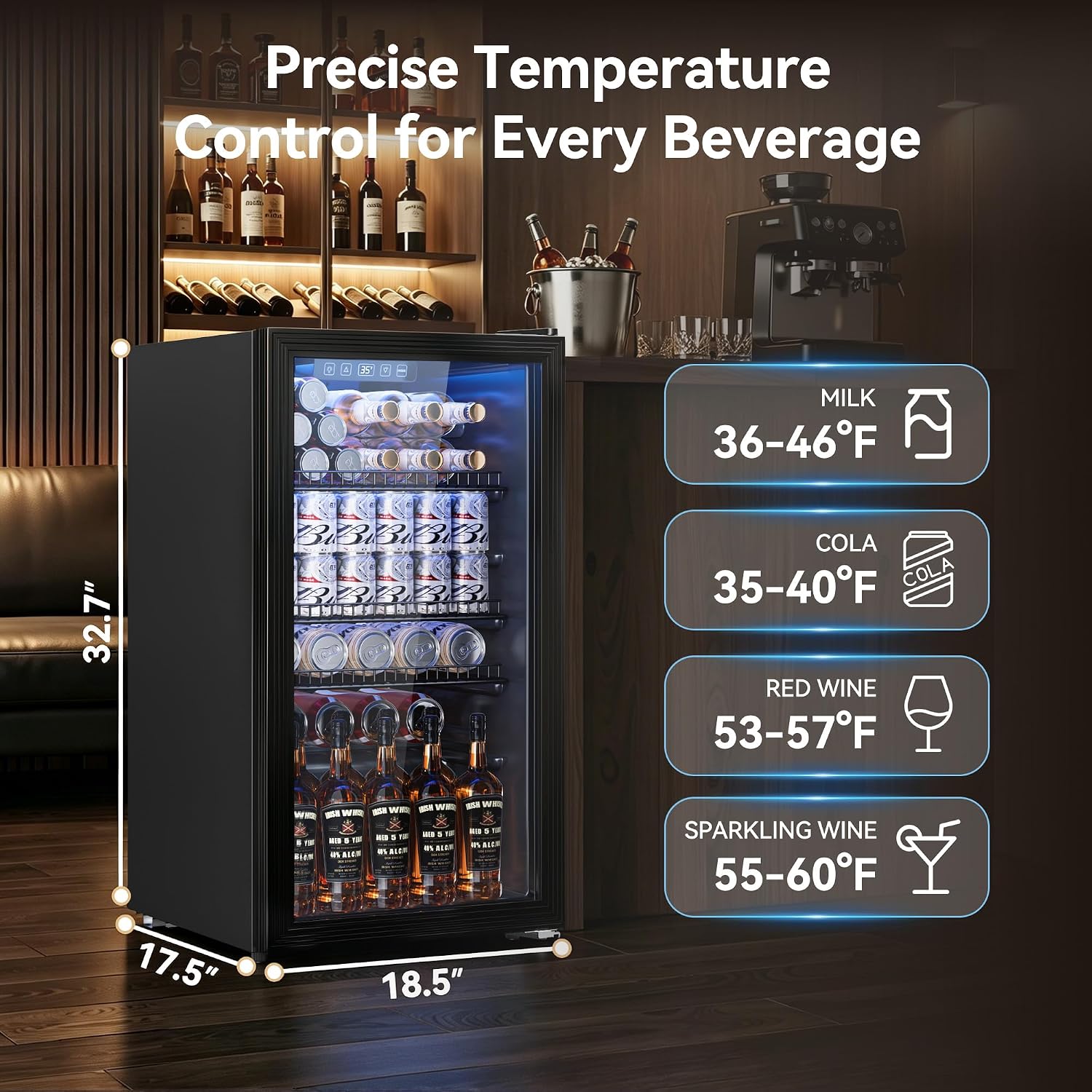 130 Kutulu Cam Kapılı Mini İçe - Wine Beer Mini Fridge incelemesi ve fiyatı